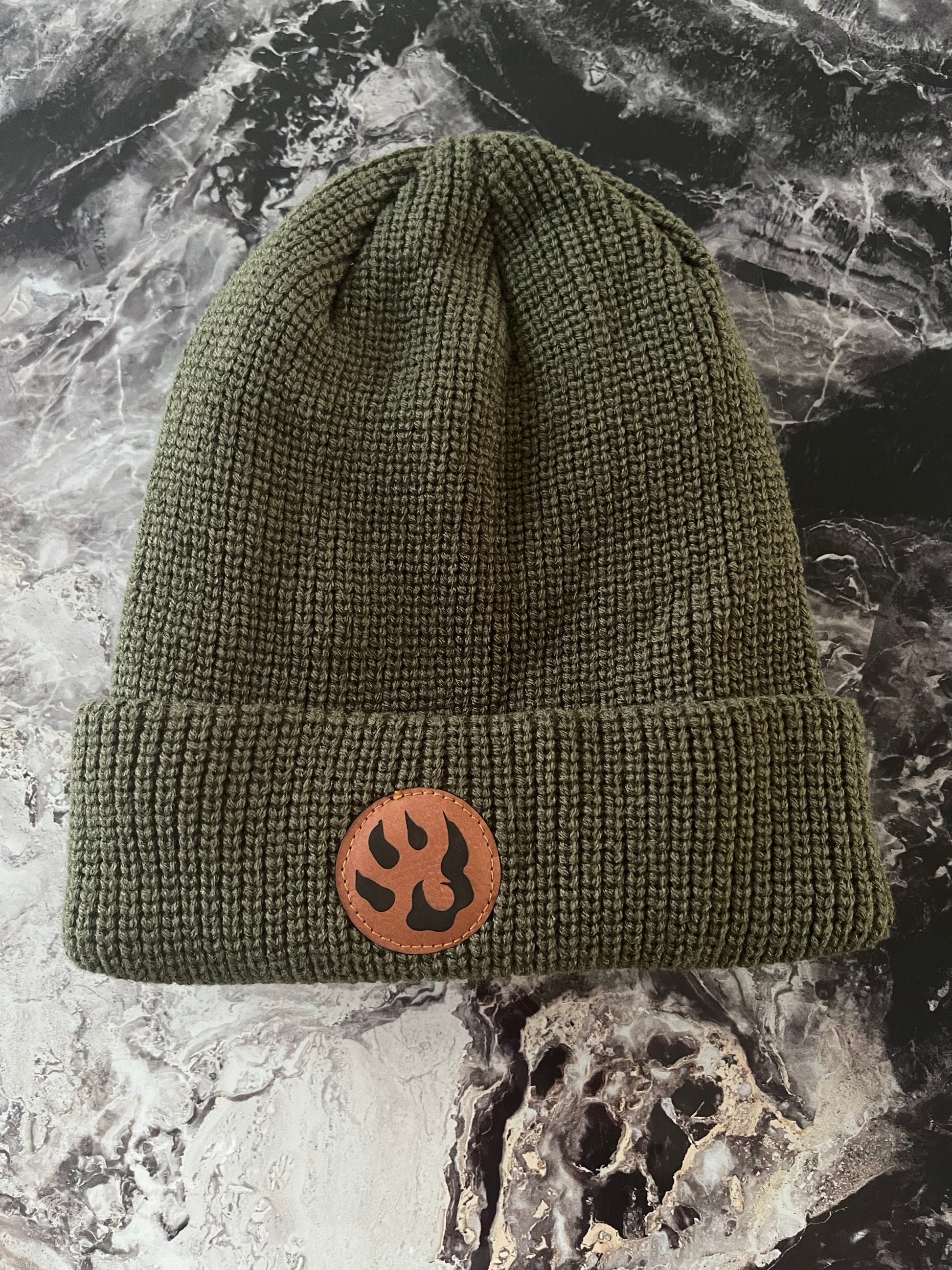 Bonnet patte de chien maille fine doublé