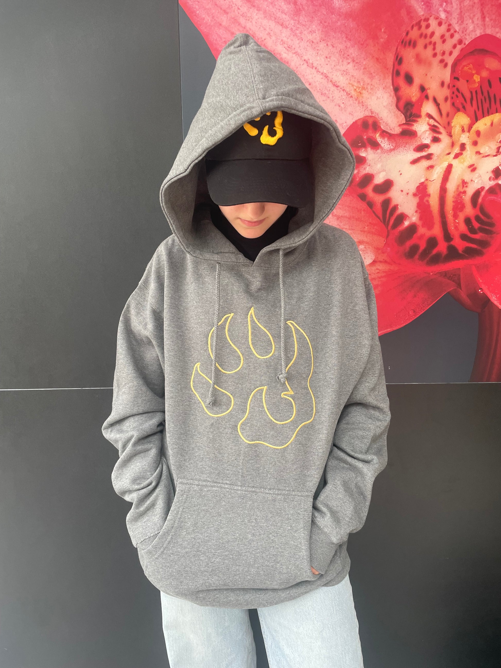 Sweat à capuche "big Paw1 "