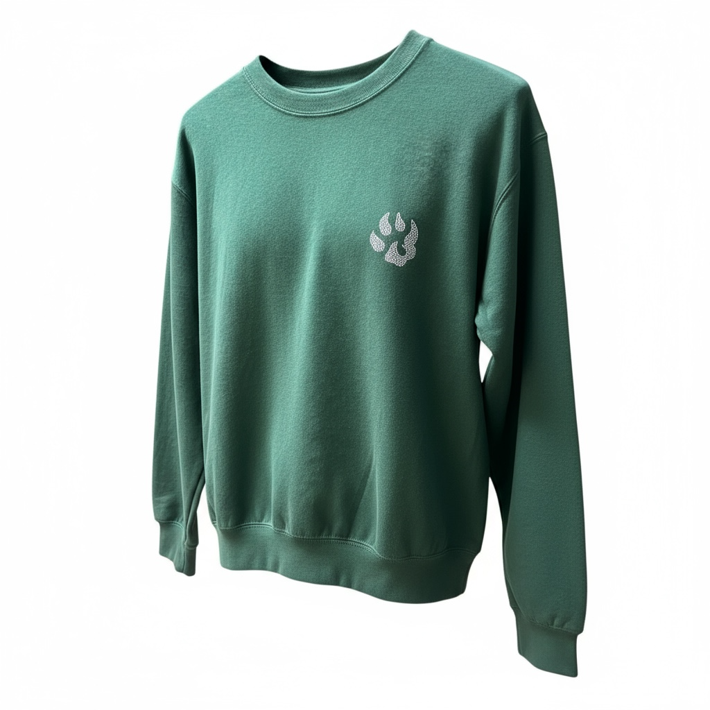 Sweat col rond Empreinte Signature Malabar – Swarovski