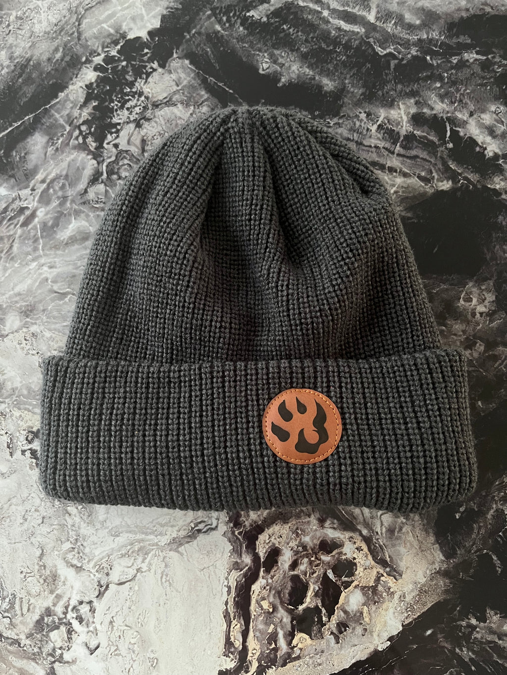 Bonnet patte de chien maille fine doublé
