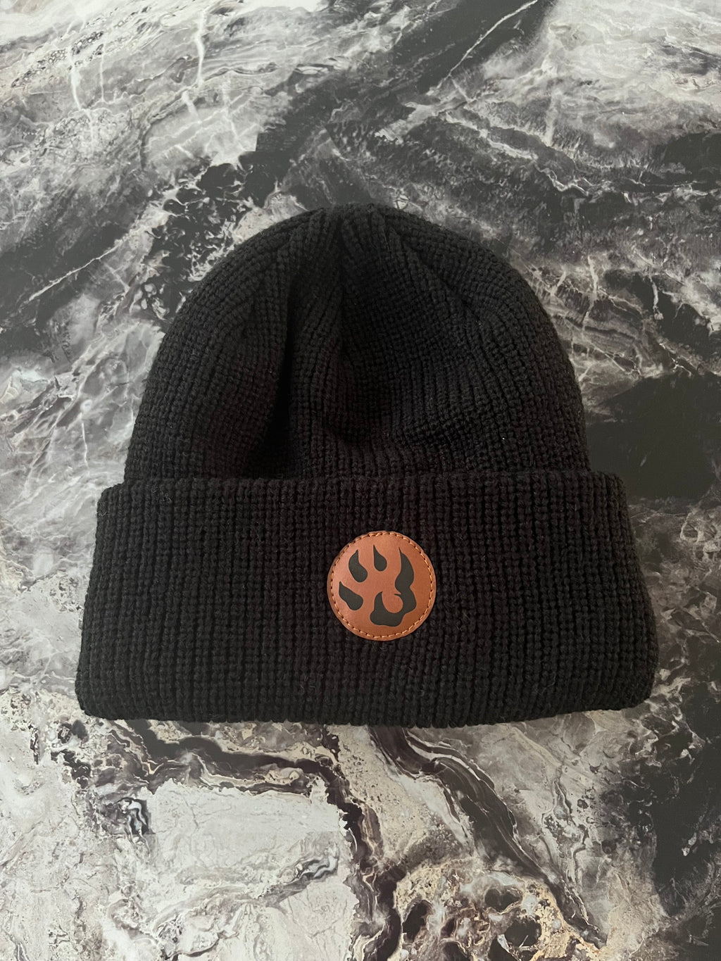 Bonnet patte de chien maille fine doublé