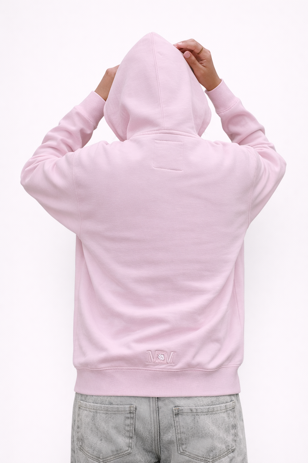 Sweat à capuche logo "petite patte 🐾 poitrine »