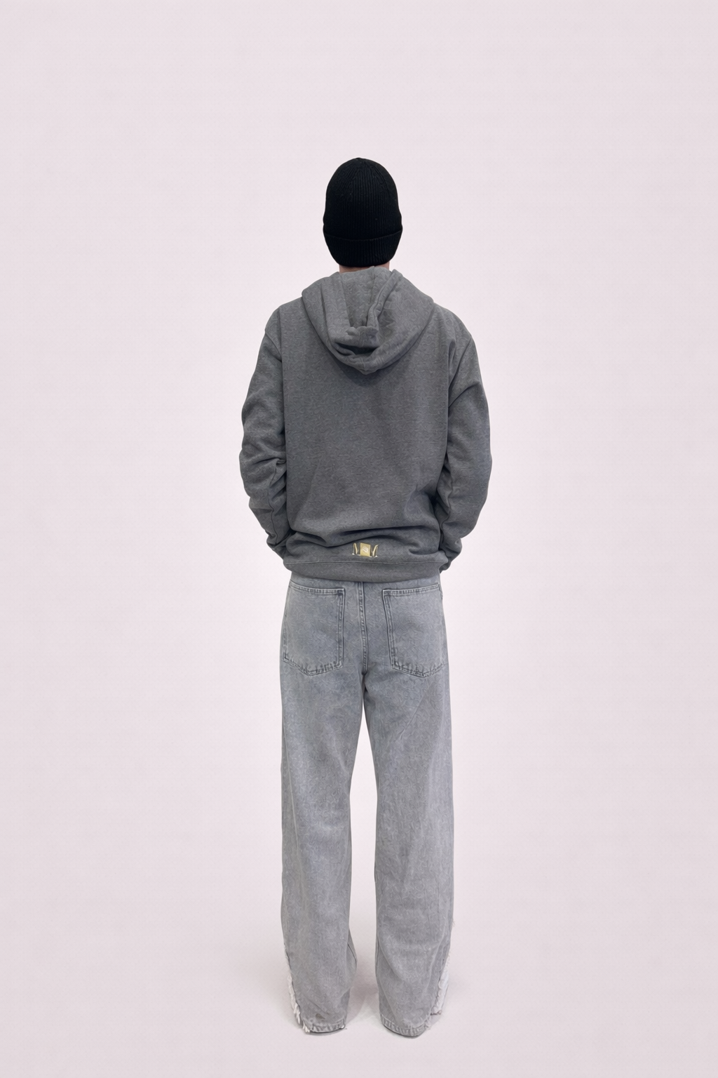 Sweat à capuche logo "petite patte poitrine