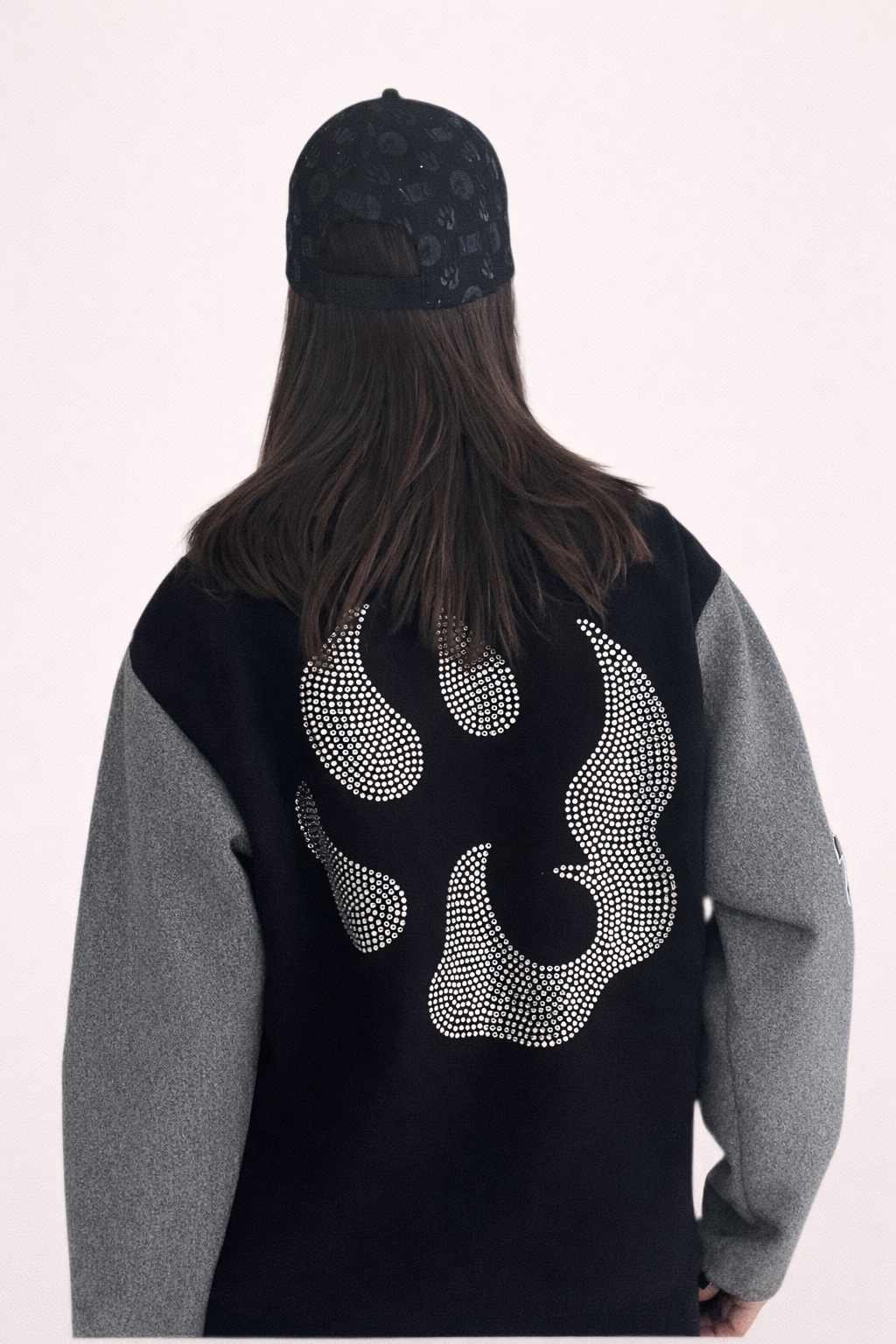 Teddy sportswear Malabar – Édition limitée Strass - Noir Gris