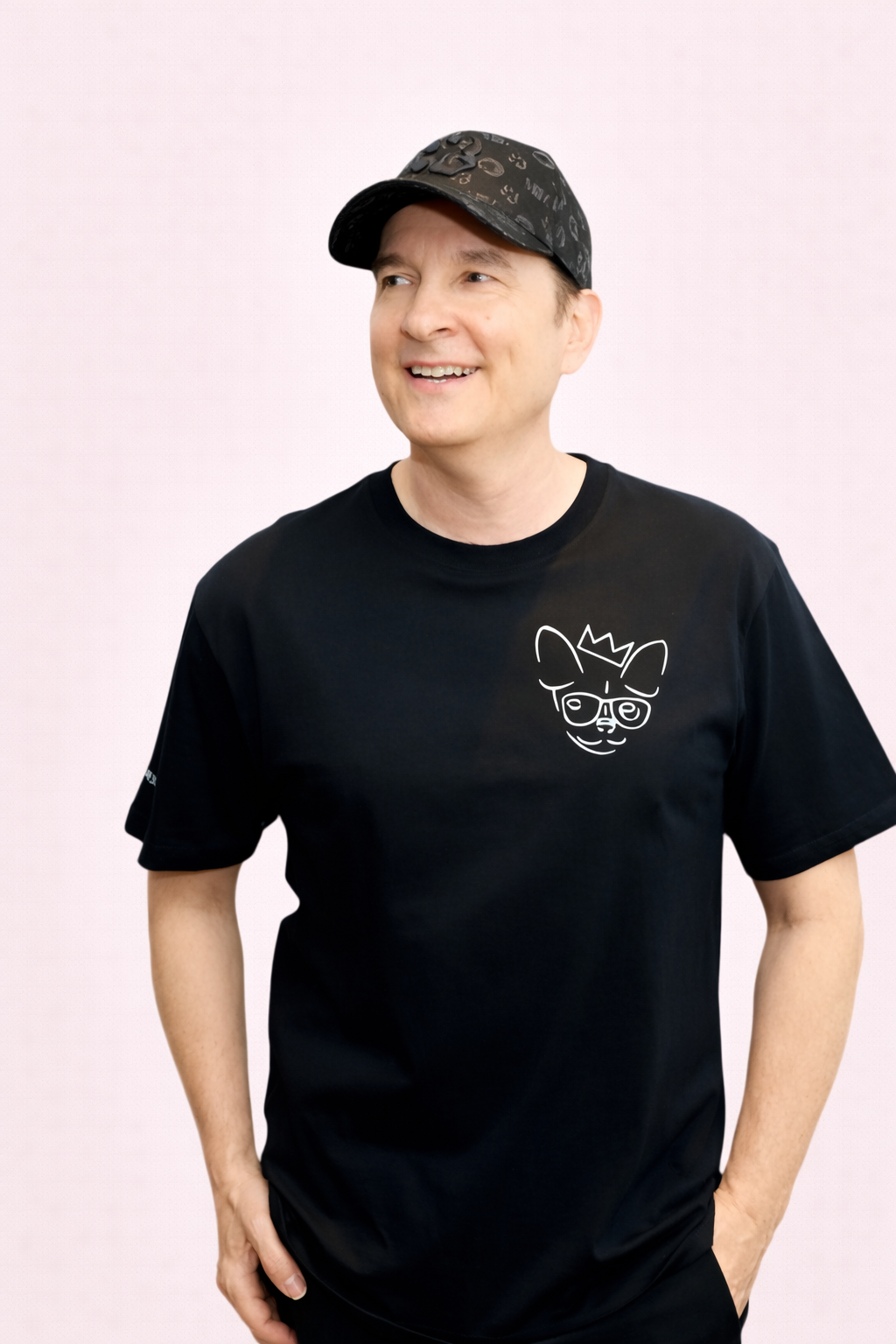 T-shirt Oh la la Chihuahua – Petit logo – Jean-Marc Généreux - 2 couleurs
