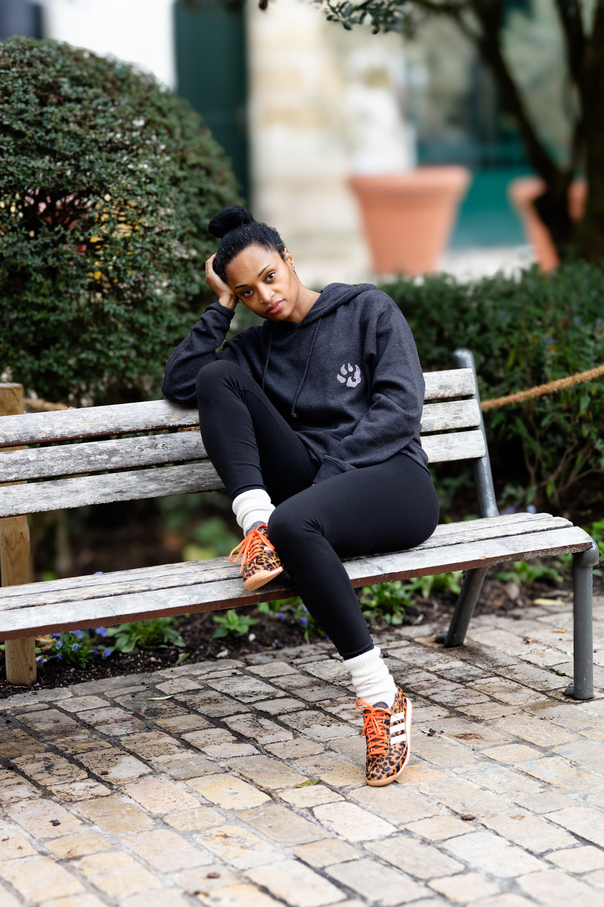 Sweat à capuche Malabar – Petite patte Swarovski