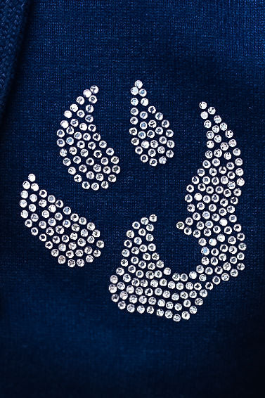 Sweat à capuche Malabar – Petite patte Swarovski