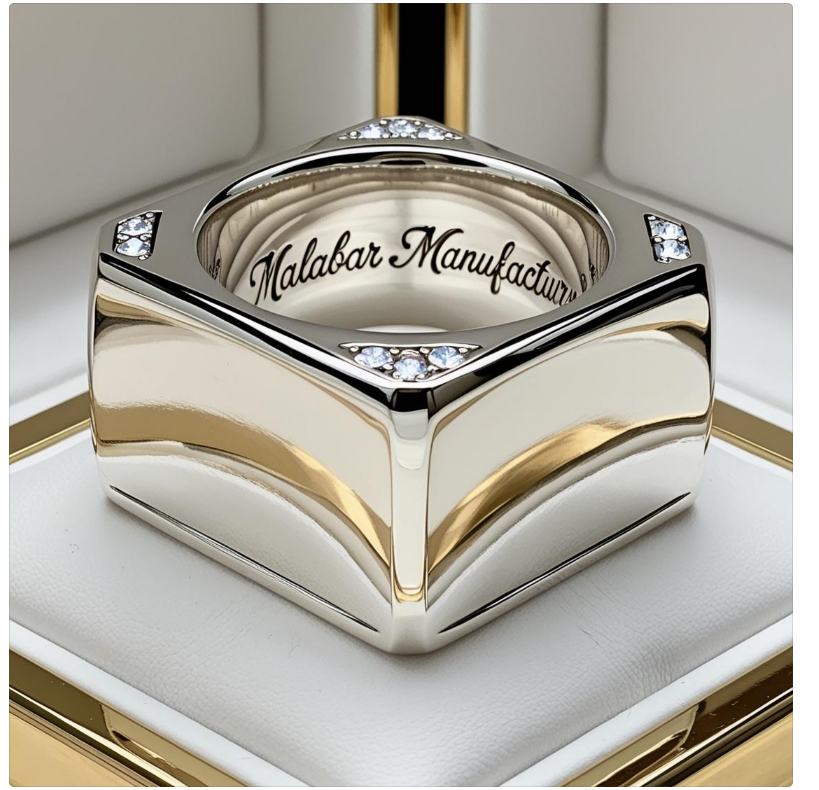 Bague Malabar Manufacture Argent massif et Crystal Swarovski